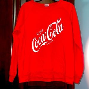 coca cola red crew neck